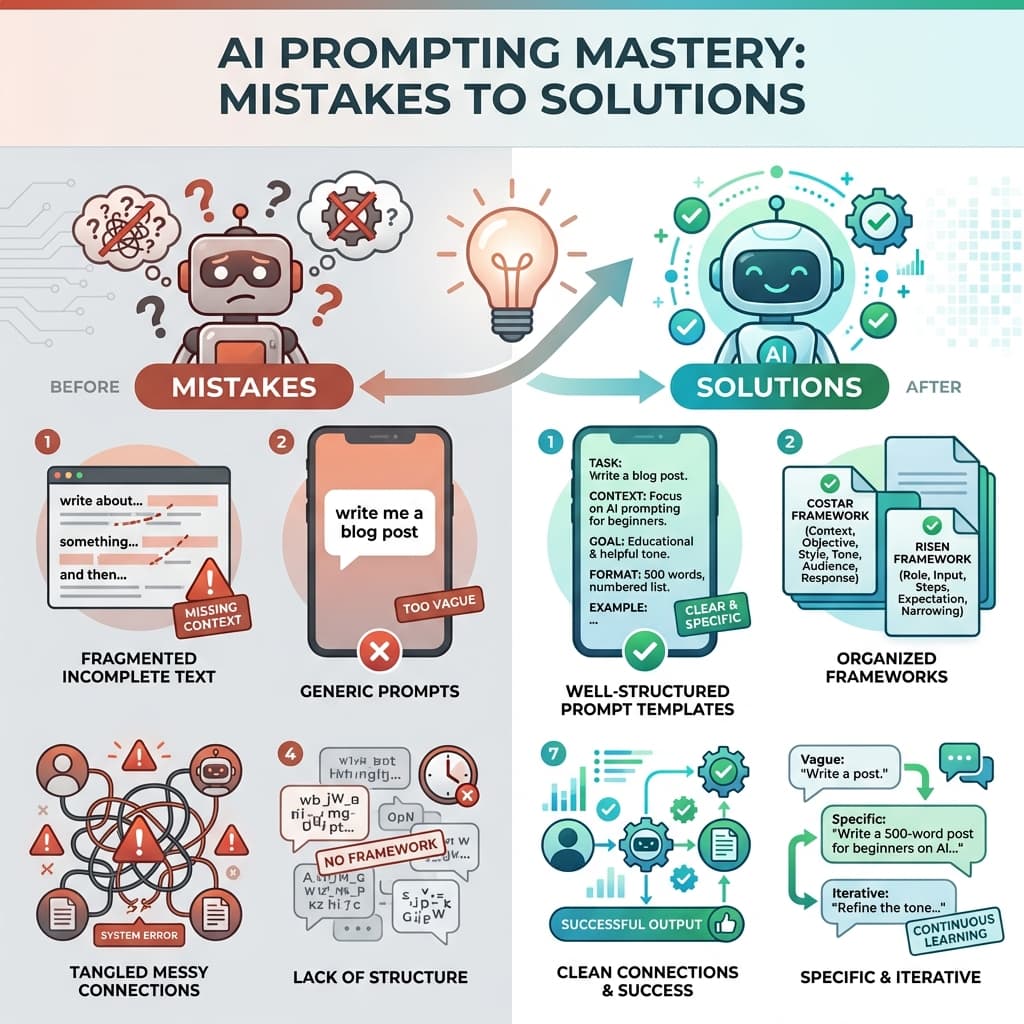 7 Beginner Mistakes That Kill Your ChatGPT Results (And What to Do Instead)